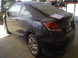 2014 HONDA CIVIC, BLACK, LX MODEL, 1.8L,  AT.  A26258
